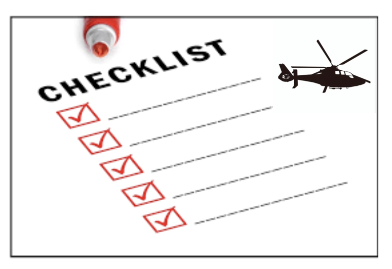 The checklist in the rotary wing cockpit: Understanding what, why, and how.